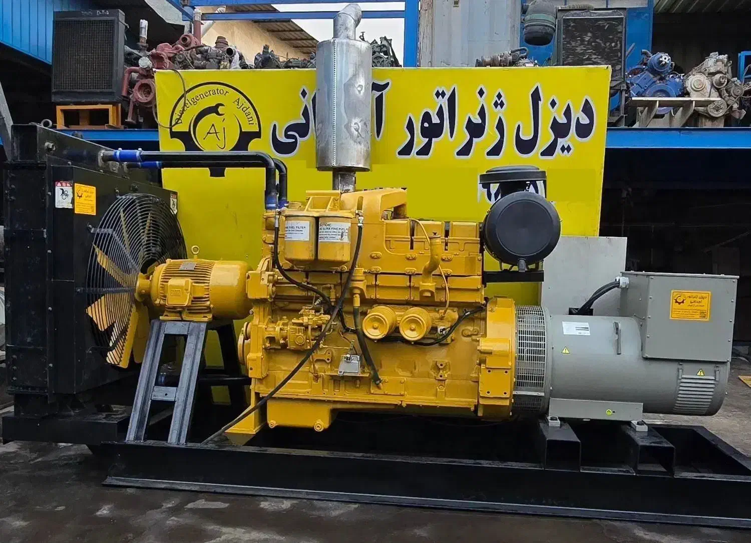 دیزل ژنراتور کامینز KTA1150 با ژنراتور 400کاوا|ماشین‌آلات صنعتی|اهواز, فولادشهر|دیوار