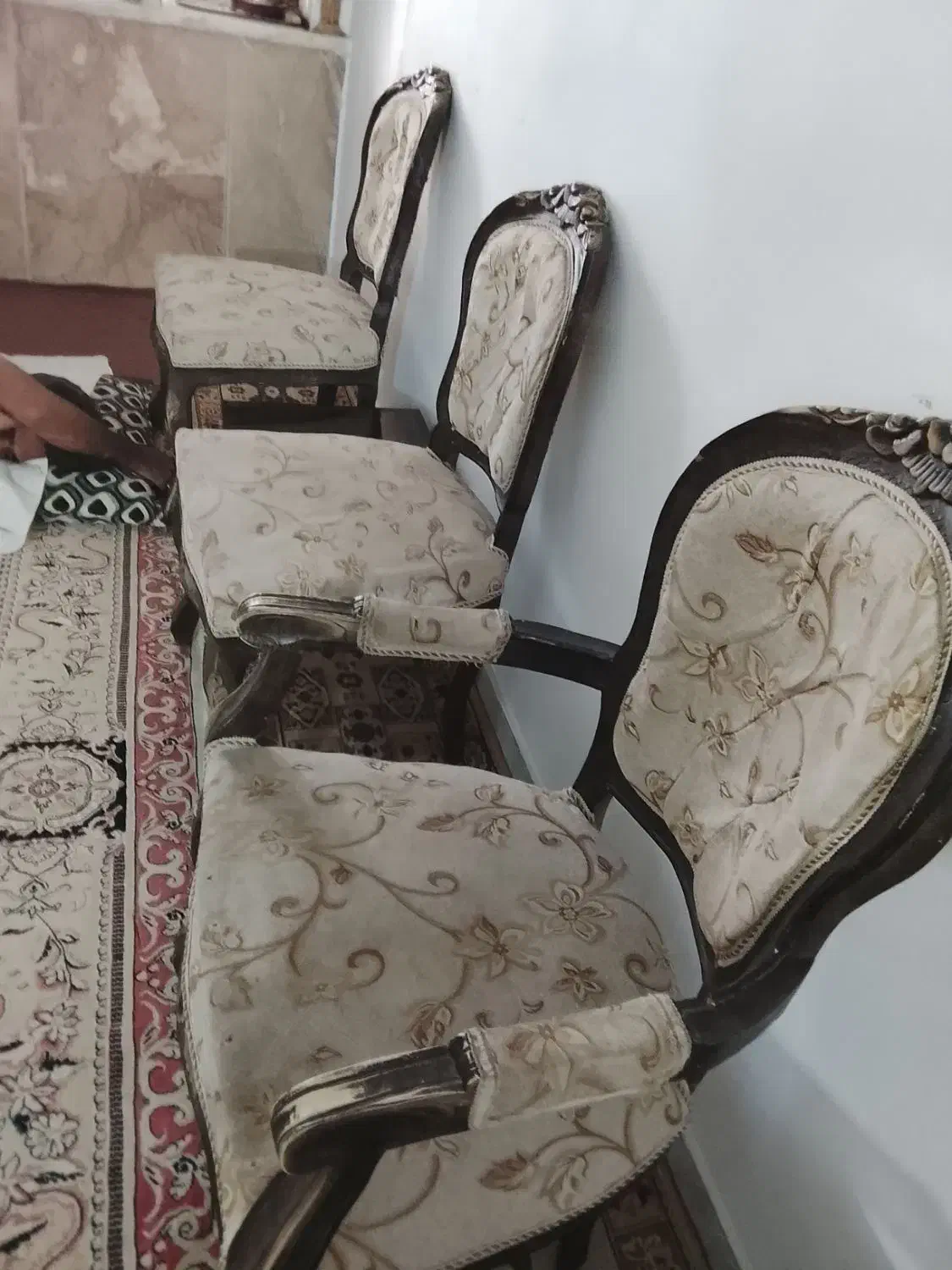 مبل سلطنتی 9نفره|مبلمان خانگی و میز عسلی|چناران, |دیوار