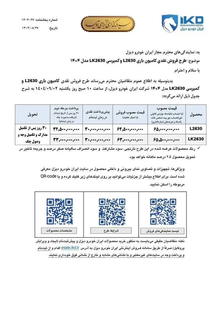 فروش اقساطی ۱۹۳۰ کمپرسی و باری قیمت قطعی|خودرو سنگین|اصفهان, آفاران|دیوار