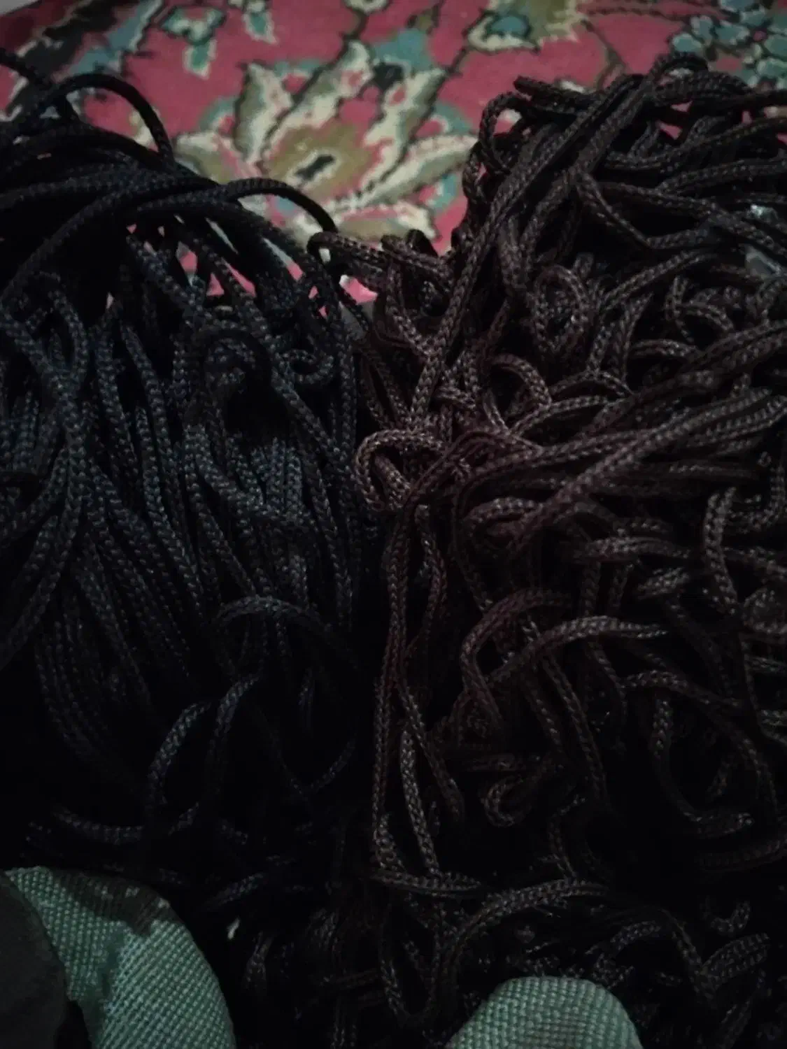 نخ قیطون مشکی و قهوه ای|لوازم خیاطی و بافتنی|نیشابور, فردوسی جنوبی|دیوار