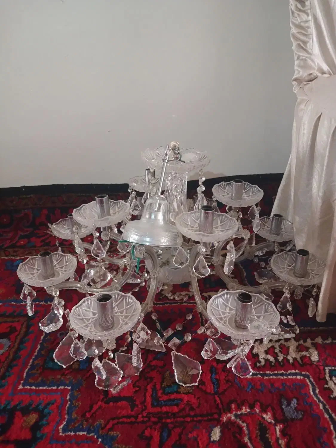 لوستر کریستال|لوستر و چراغ آویز|تبریز, |دیوار