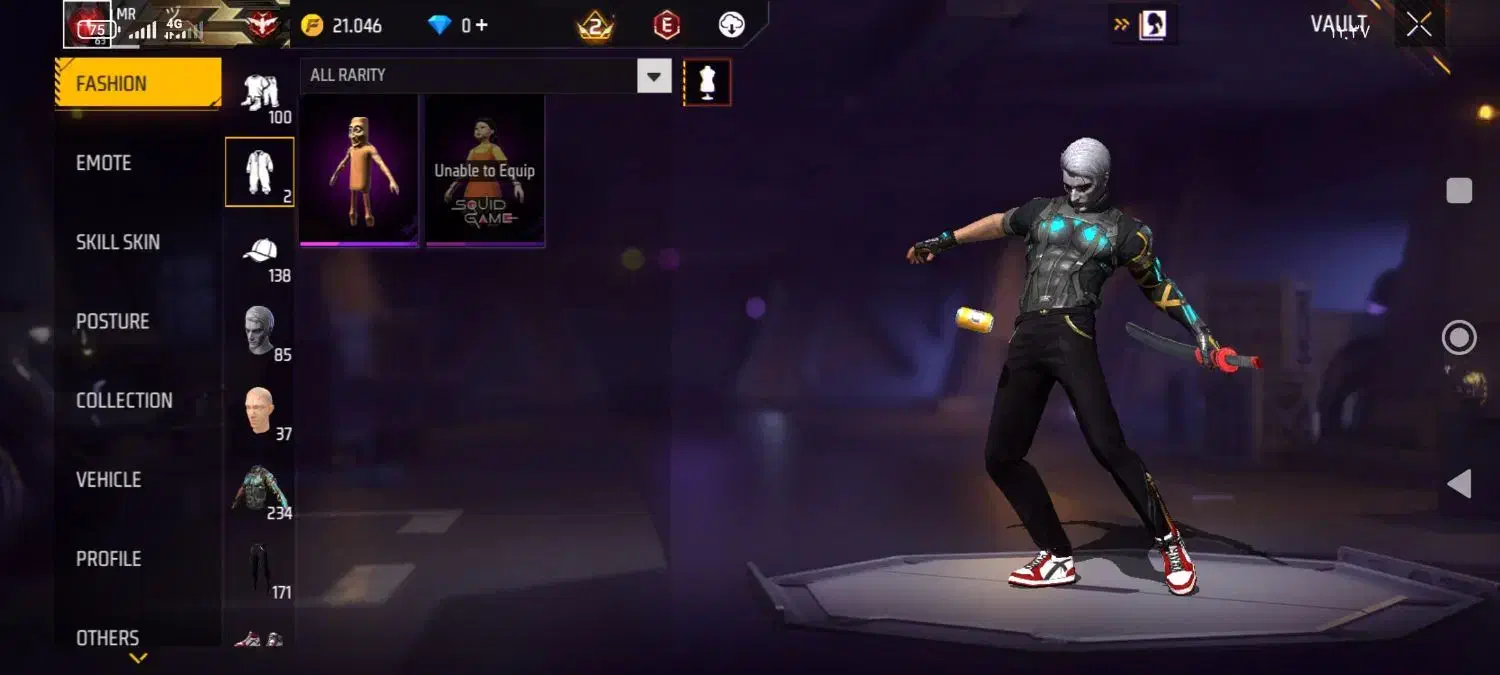 اکانت فری فایر لول 63 رمپیج دار فقط حضوری برازجان|کنسول، بازی ویدئویی و آنلاین|برازجان, |دیوار