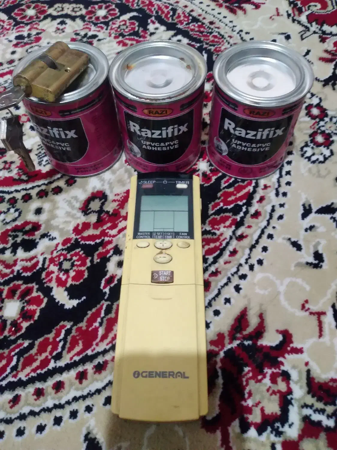 کنترل کولر گازی سالم توپی  با۳ کلید ۳تا چسپ|کولر گازی و فن‌کوئل|مشهد, مهدی آباد|دیوار