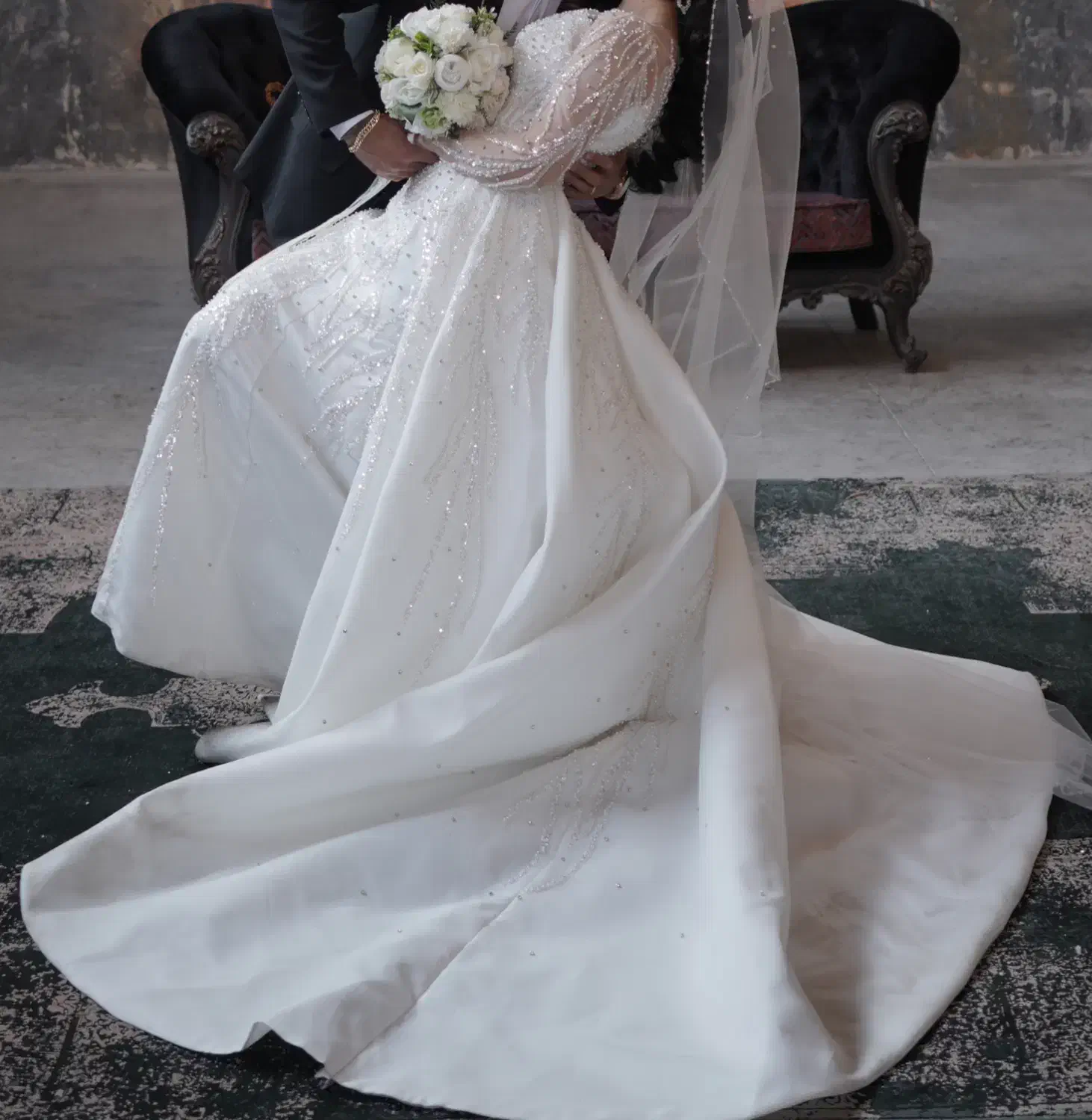 لباس عروس سایز ۳۶/۳۸|لباس|تهران, شهید رجایی|دیوار