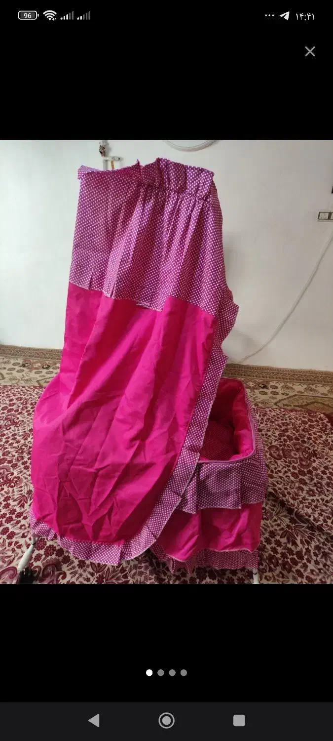 گهواره در حد نو سالم|تخت و صندلی بچه|قزوین, |دیوار