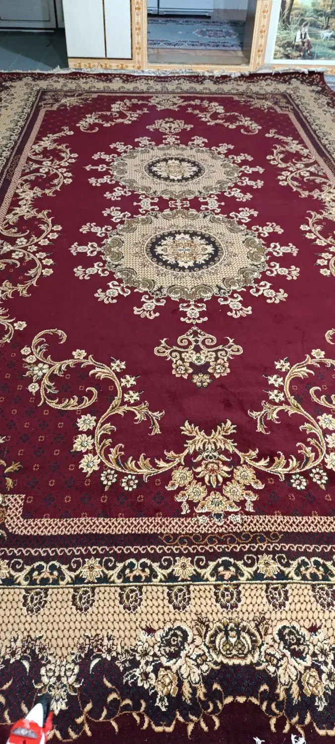 فرش ۱۵ متری تمیز در حد نو|فرش|گرگان, |دیوار