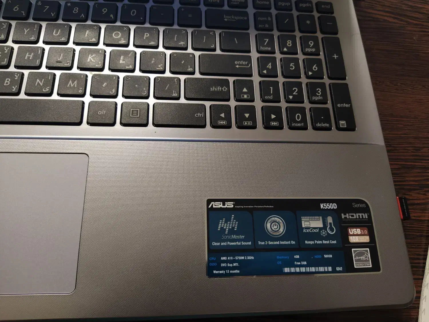 لپ تاپ ایسوس asus|رایانه همراه|کرمانشاه, |دیوار