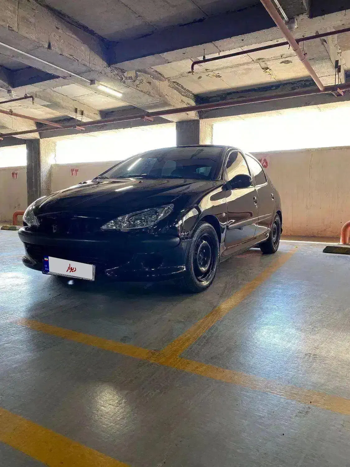 پژو ۲۰۶ مشکی تیپ ۵|خودرو سواری و وانت|زنجان, |دیوار