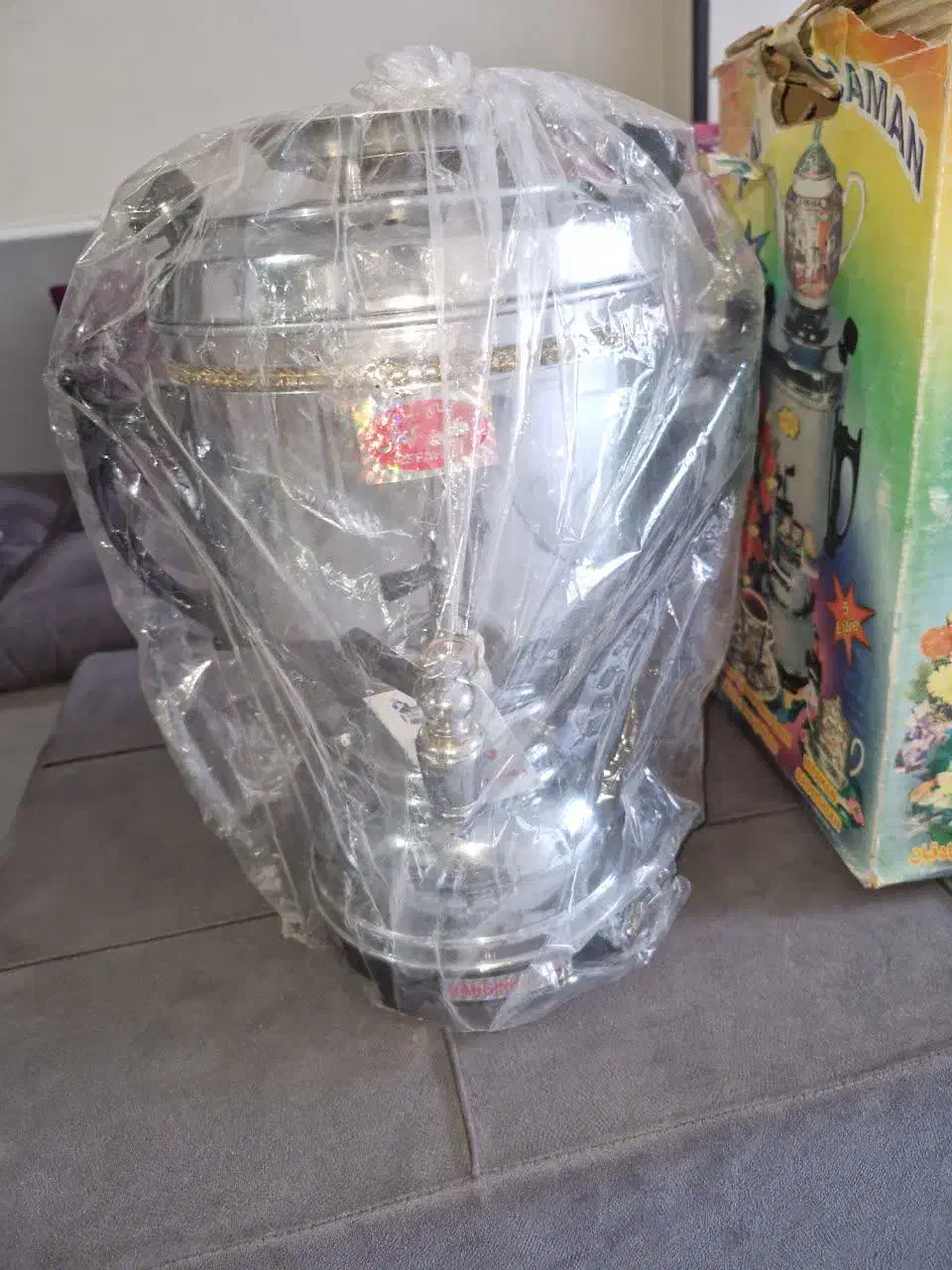 سماور گازی ۵لیتری رنگین کمان|سماور، چای‌ساز، قهوه‌ساز|اصفهان, کشاورزی|دیوار