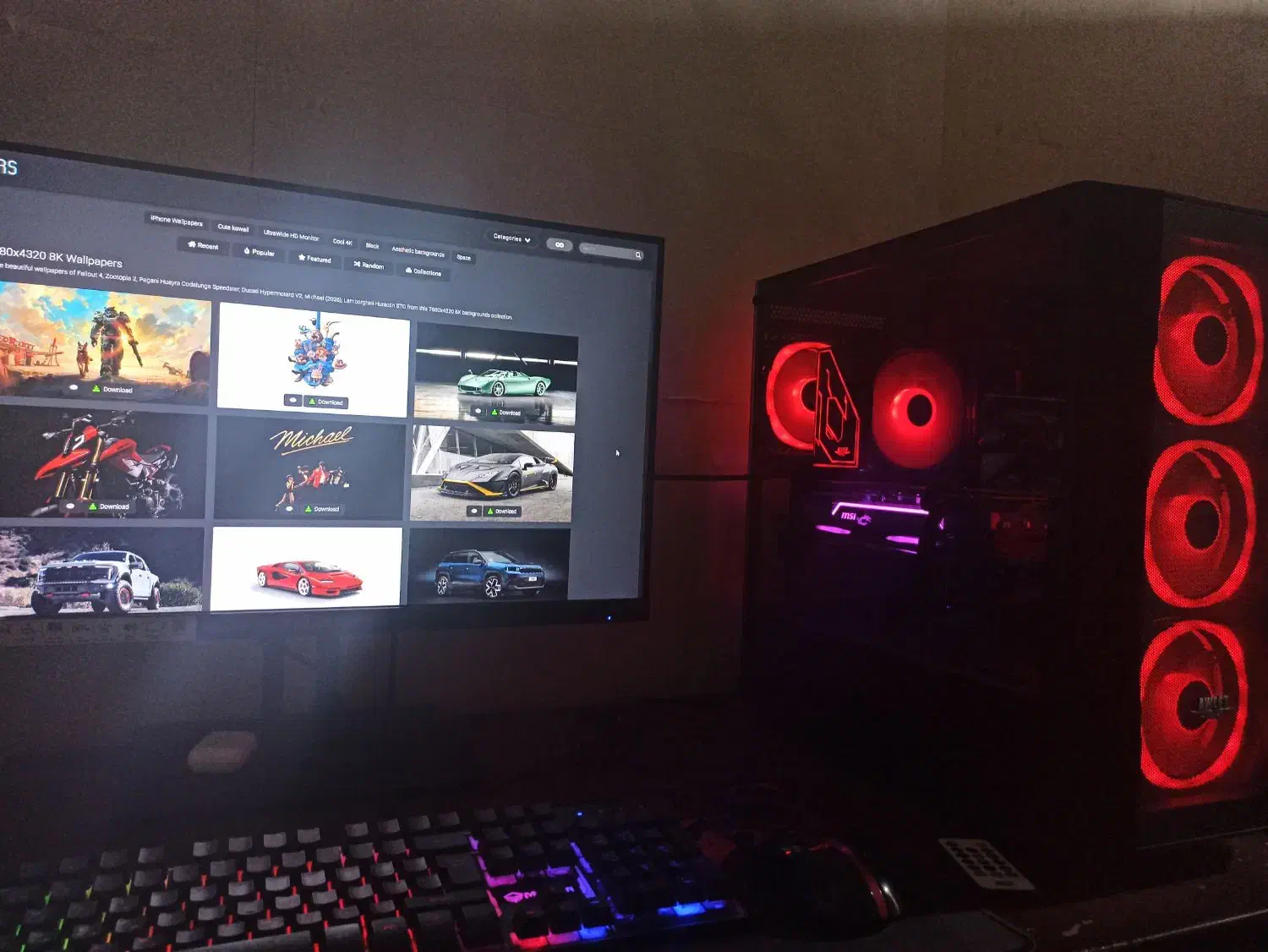 کامپیوتر گیمینگ نسل 12 اینتل و rtx 2070 super|رایانه رومیزی|بهارستان, |دیوار