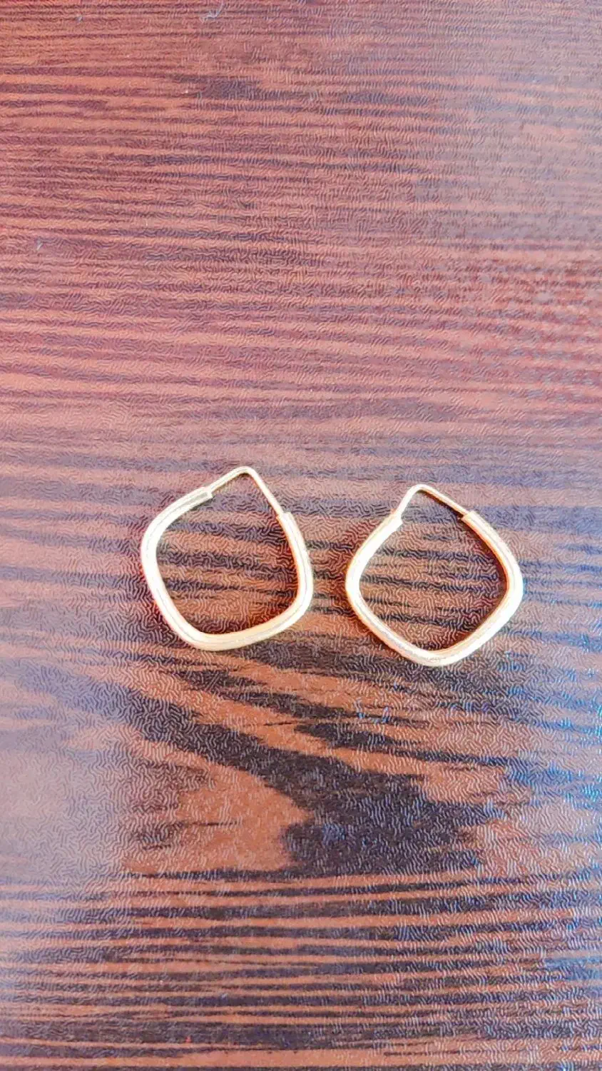 گوشوار حلقه ای سبک|جواهرات|یاسوج, |دیوار