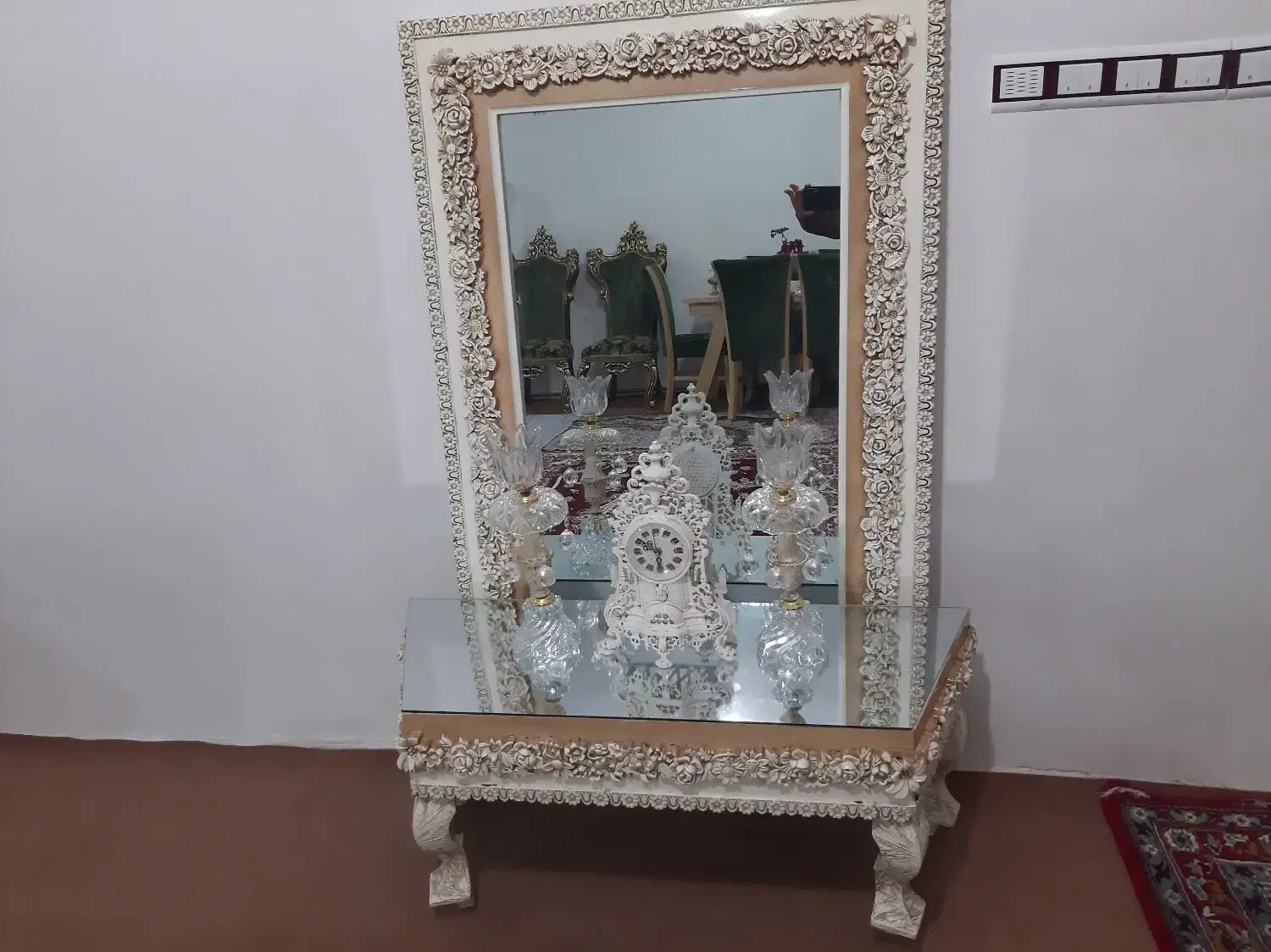 آینه کنسول|آینه|قره ضیاالدین, |دیوار