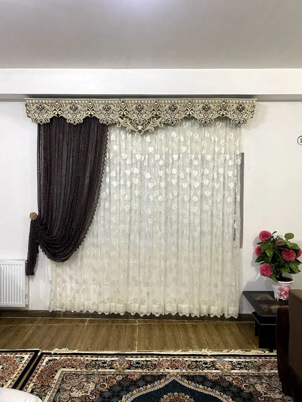 پرده پذیرایی|پرده، رانر، رومیزی|آستانه اشرفیه, |دیوار