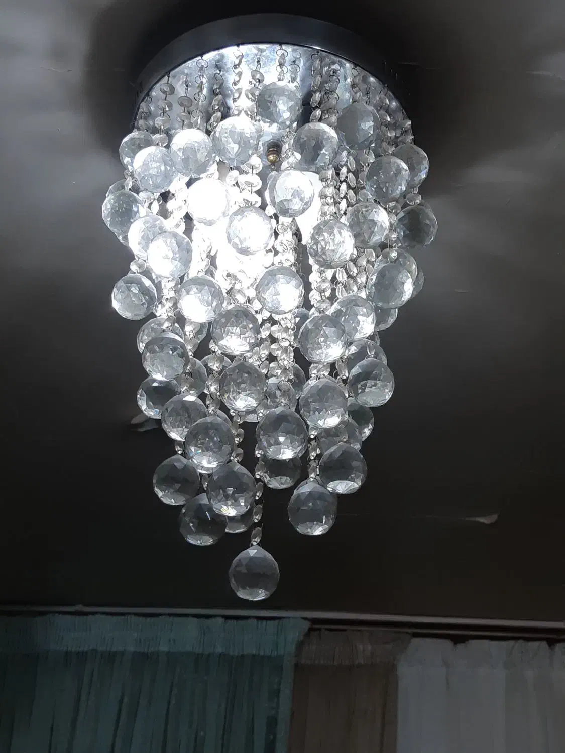 لوستر کریستالی|لوستر و چراغ آویز|فردیس, فردیس|دیوار