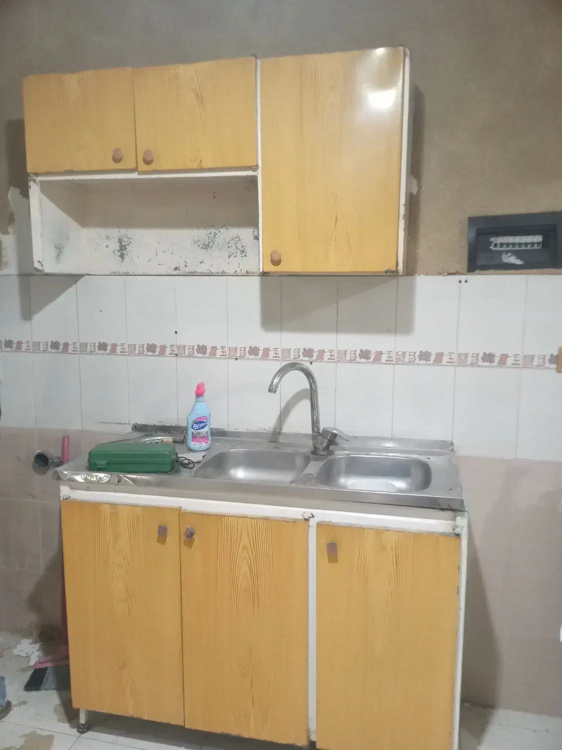 کابینت فلزی سالم|آب‌چکان و نظم‌دهنده ظروف|رشت, حومه رشت|دیوار