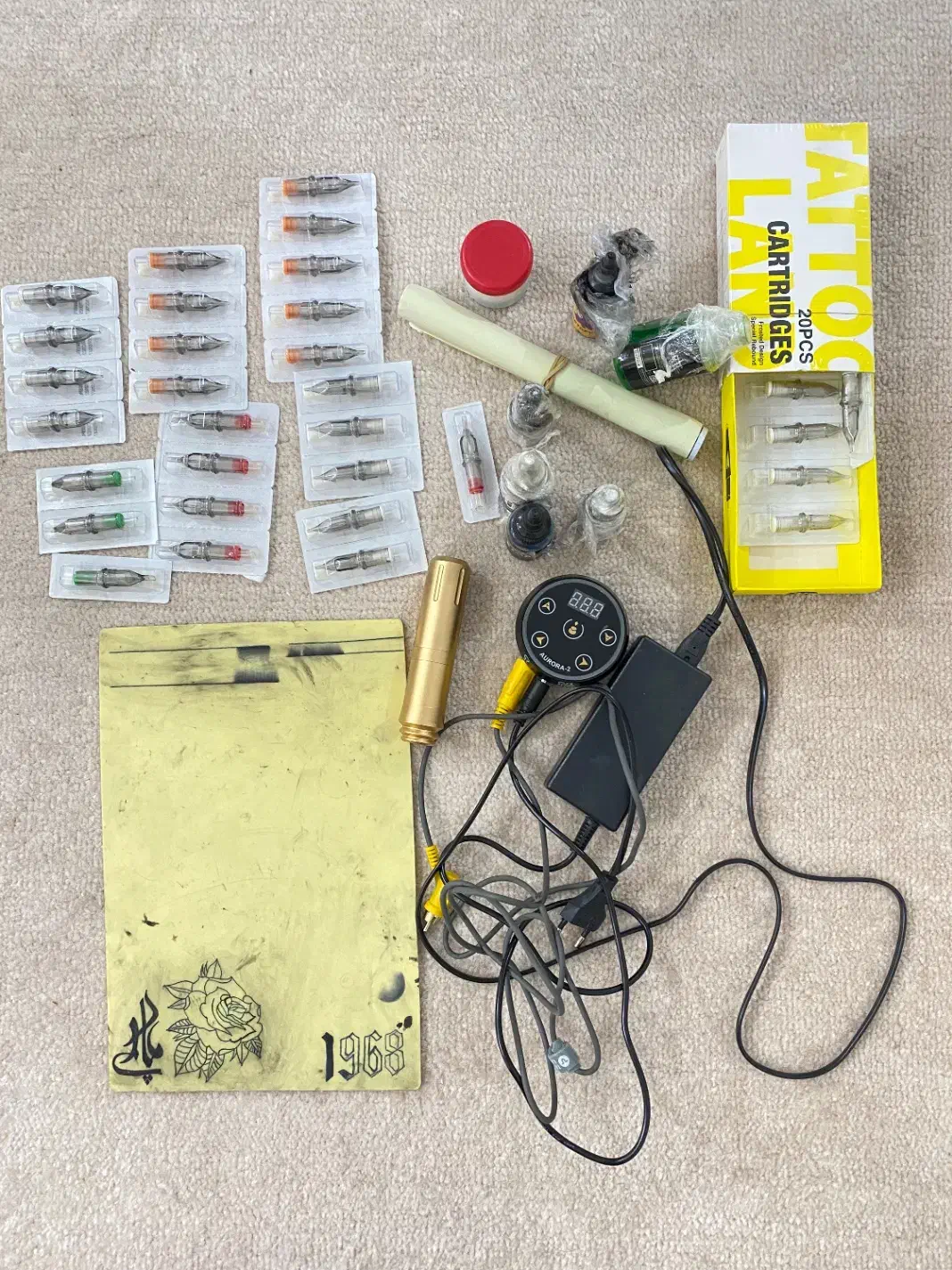 پکیج کامل وسایل تتو بدن نو|آرایشی، بهداشتی، درمانی|سبزوار, امیر کبیر|دیوار