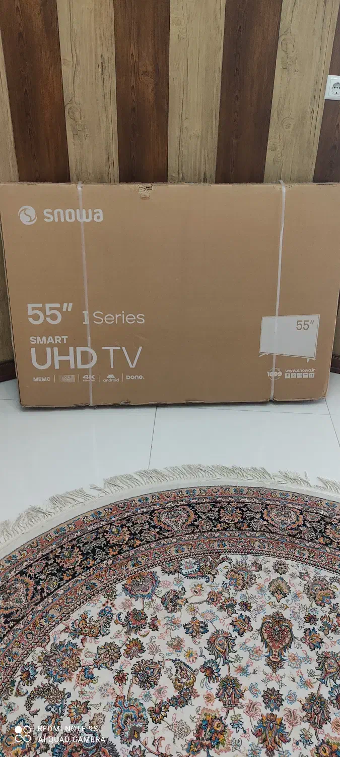 تلویزیون اسنوا 55 اینچ|تلویزیون و پروژکتور|کاشمر, |دیوار