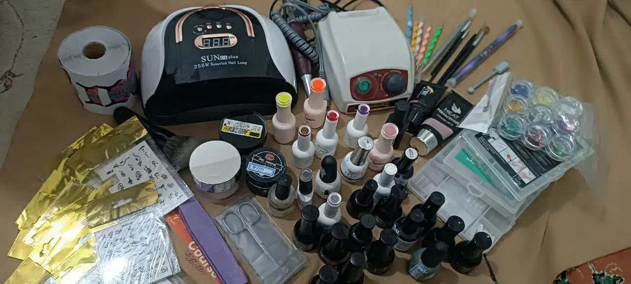 وسایل کاشت ناخن|آرایشی، بهداشتی، درمانی|آران و بیدگل, |دیوار