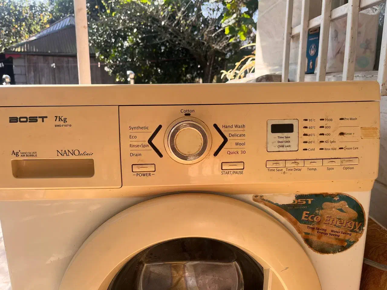 ماشین لباسشویی bost|ماشین لباسشویی و خشک‌کن لباس|رانکوه, |دیوار