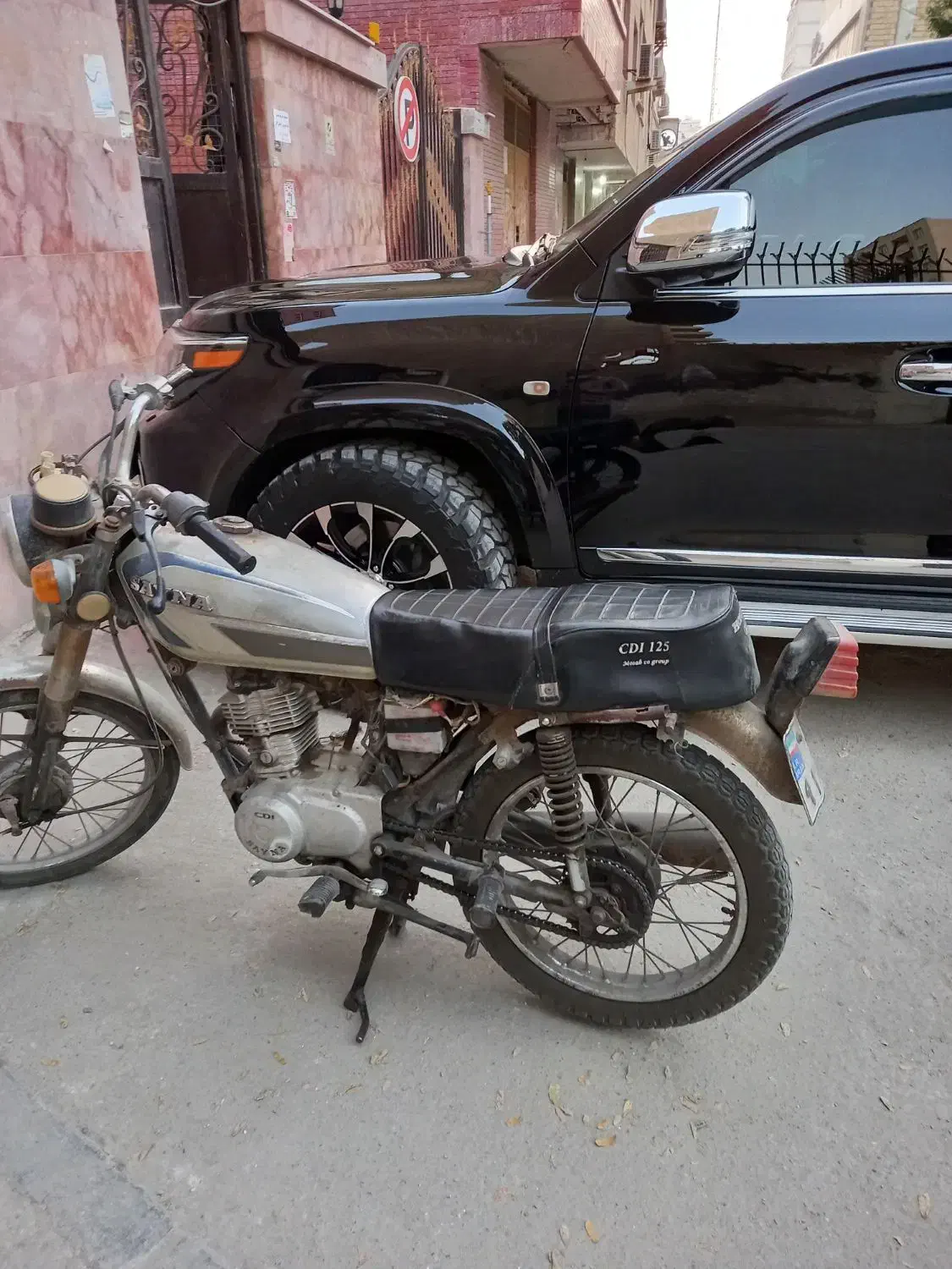 موتور طرح قدیم پلاک ملی|موتورسیکلت|بندرعباس, |دیوار