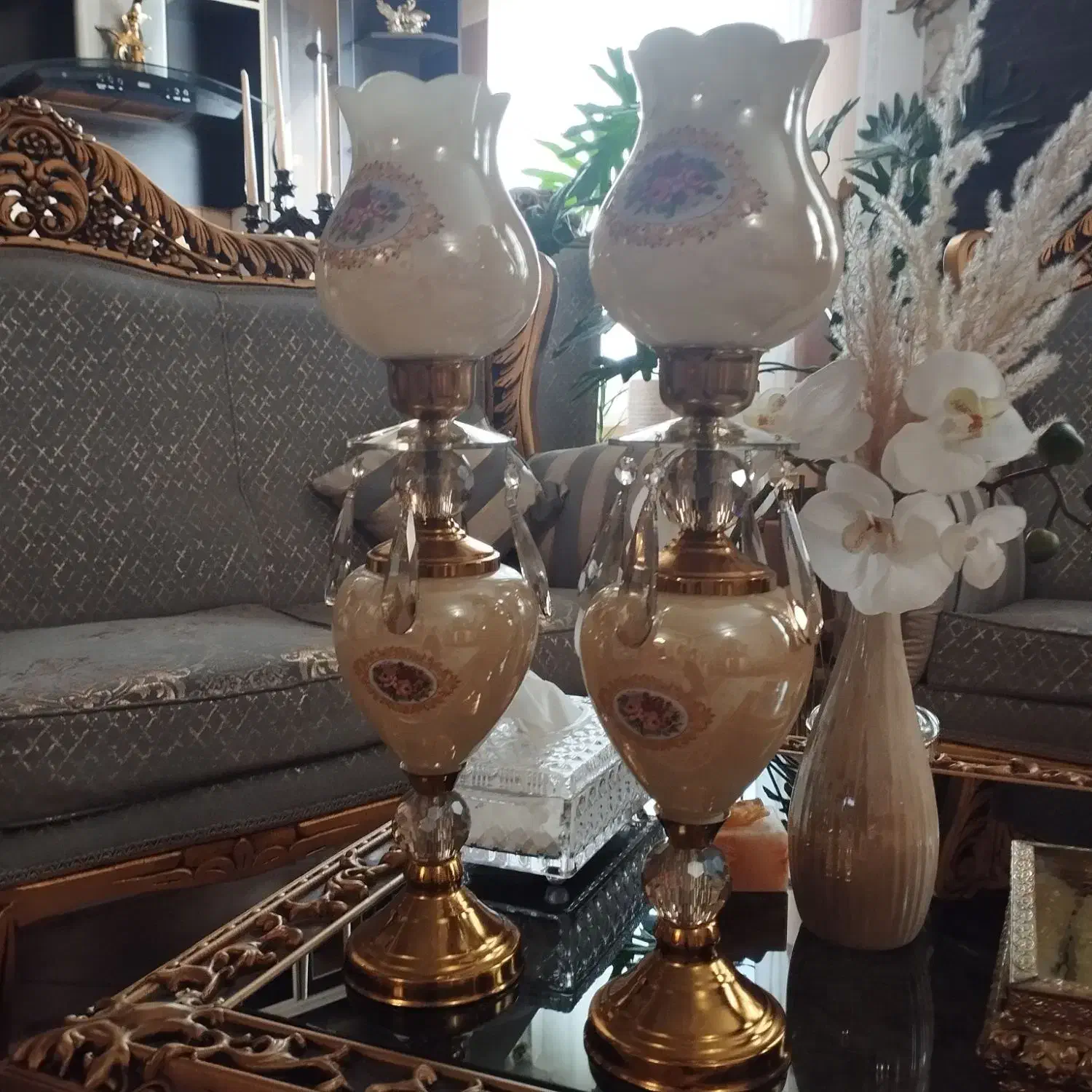 یه جفت شمعدان|لوستر و چراغ آویز|اسلام‌شهر, زرافشان|دیوار