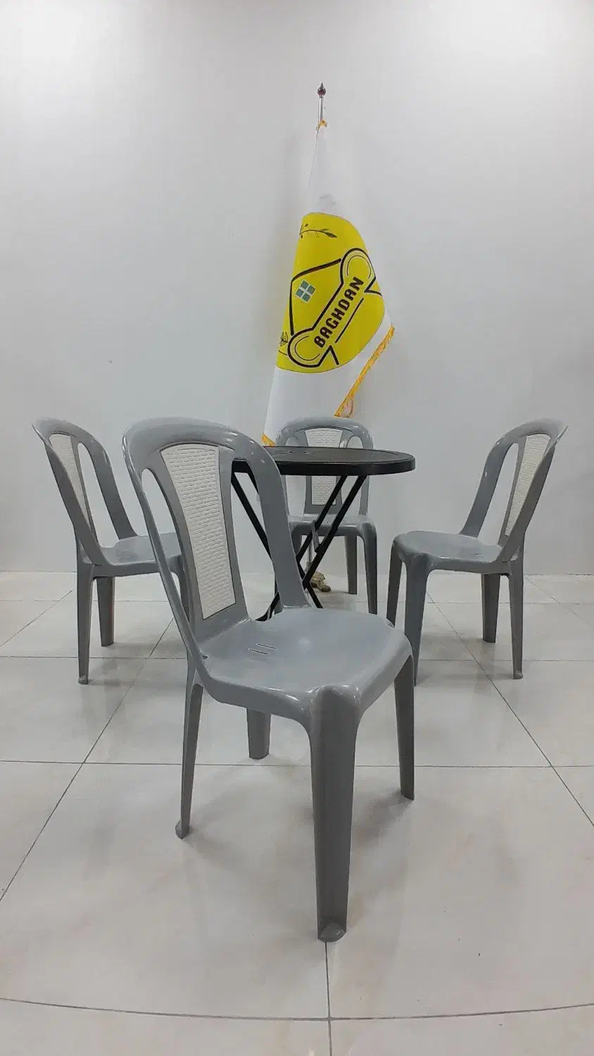 صندلی پلاستیکی مدل sina20 میز تاشو قطر 78|صندلی و نیمکت|محمدشهر, ولدآباد|دیوار