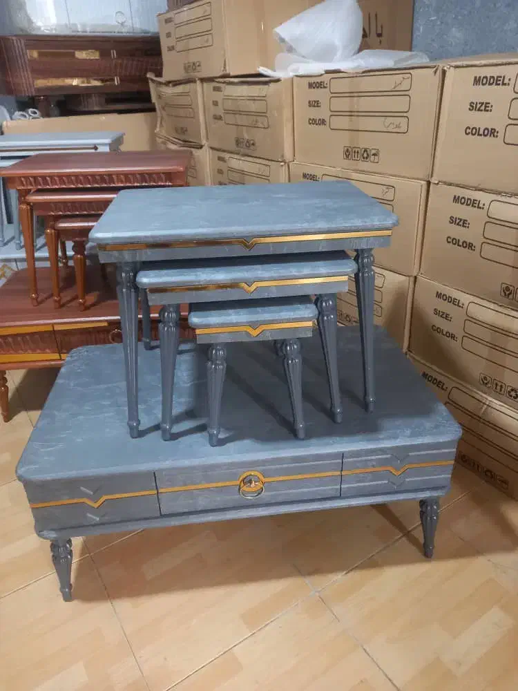 ست ۴ تیکه میز جلو مبلی عسلی تهران شهریار اندیشه|مبلمان خانگی و میز عسلی|پرند, فاز ۰|دیوار