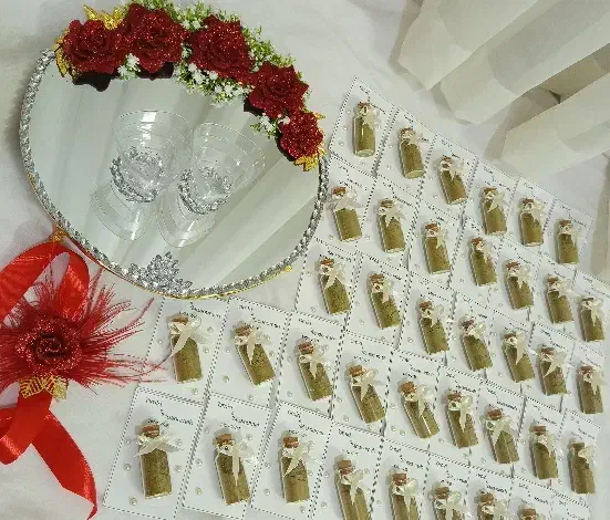 گیفت نامزدی.و حنا|صنایع دستی و سایر لوازم تزئینی|چناران, |دیوار