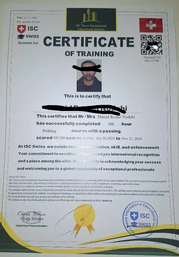 صدور مدرک فنی/معتبر با استعلام برای جواز و استخدام|خدمات آموزشی|تهران, جمهوری|دیوار