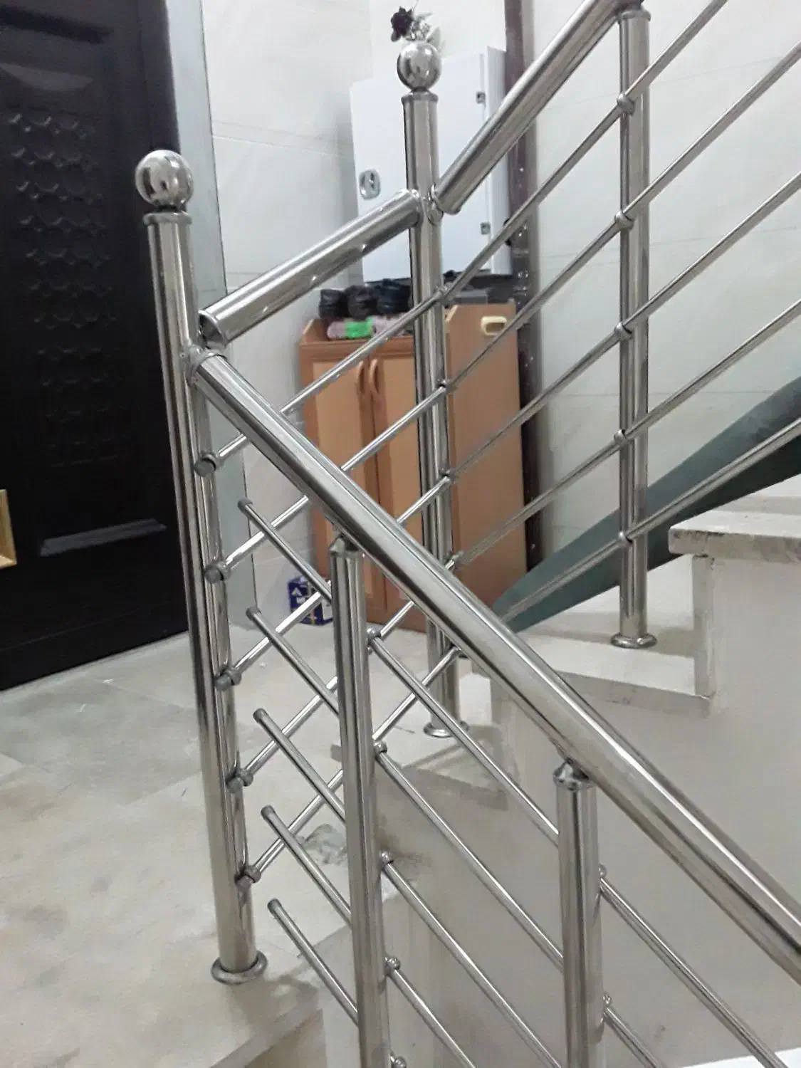 نرده استیل راه پله و تراس|خدمات پیشه و مهارت|چگنی, |دیوار