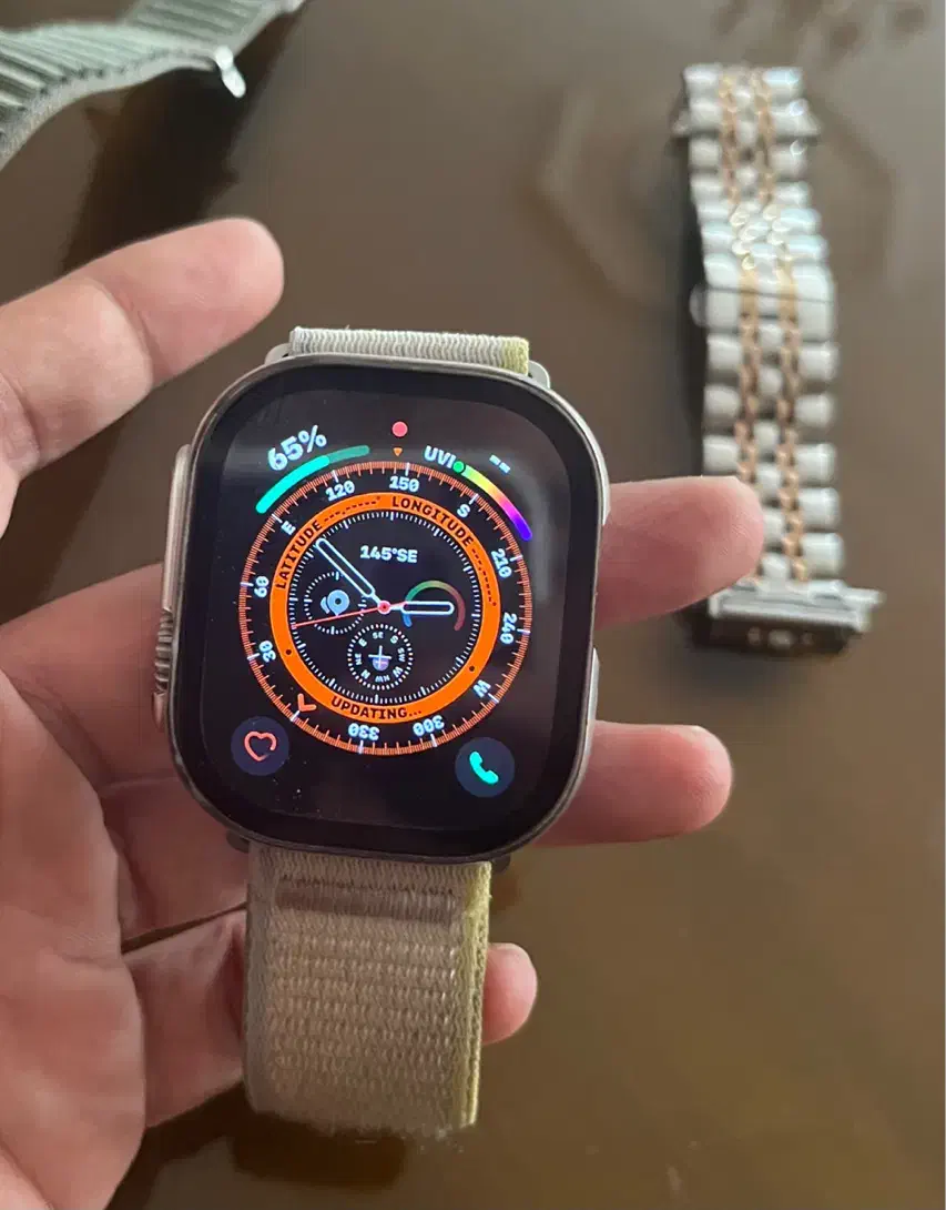 اپل واچ اصلی اولترا/درحد نو مشابه اکبند /باطری ۱۰۰|ساعت|هشتگرد, هشتگرد قدیم|دیوار