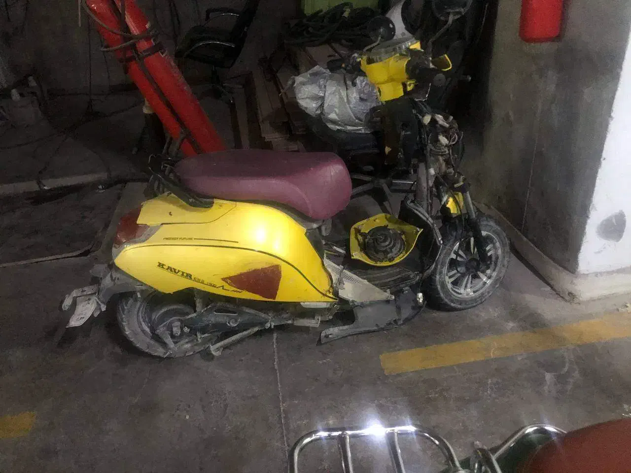 اسکوتر برقی کویر موتور|موتورسیکلت|کیش, |دیوار