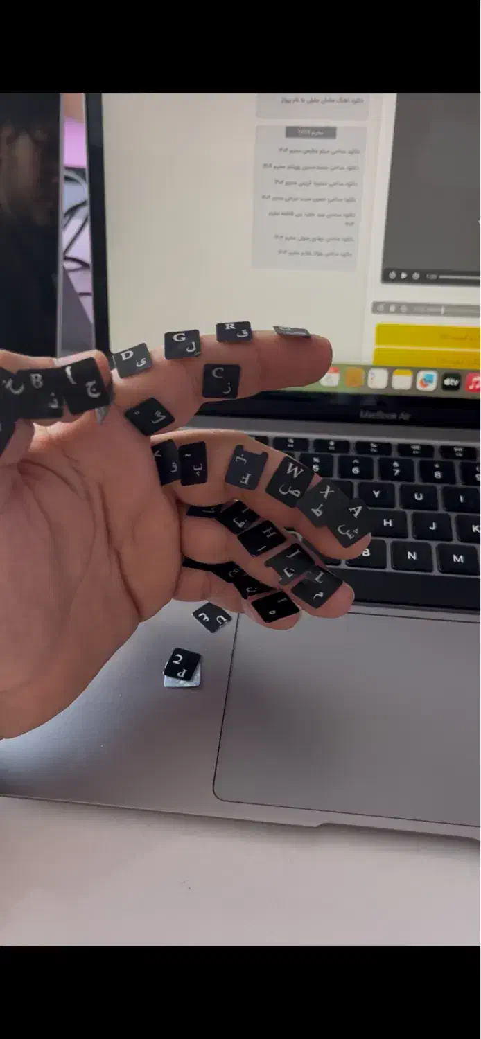 برچسب فابریک کیبرد انواع لپ تاپ و کامپیوتر|قطعات و لوازم جانبی رایانه|یزد, |دیوار