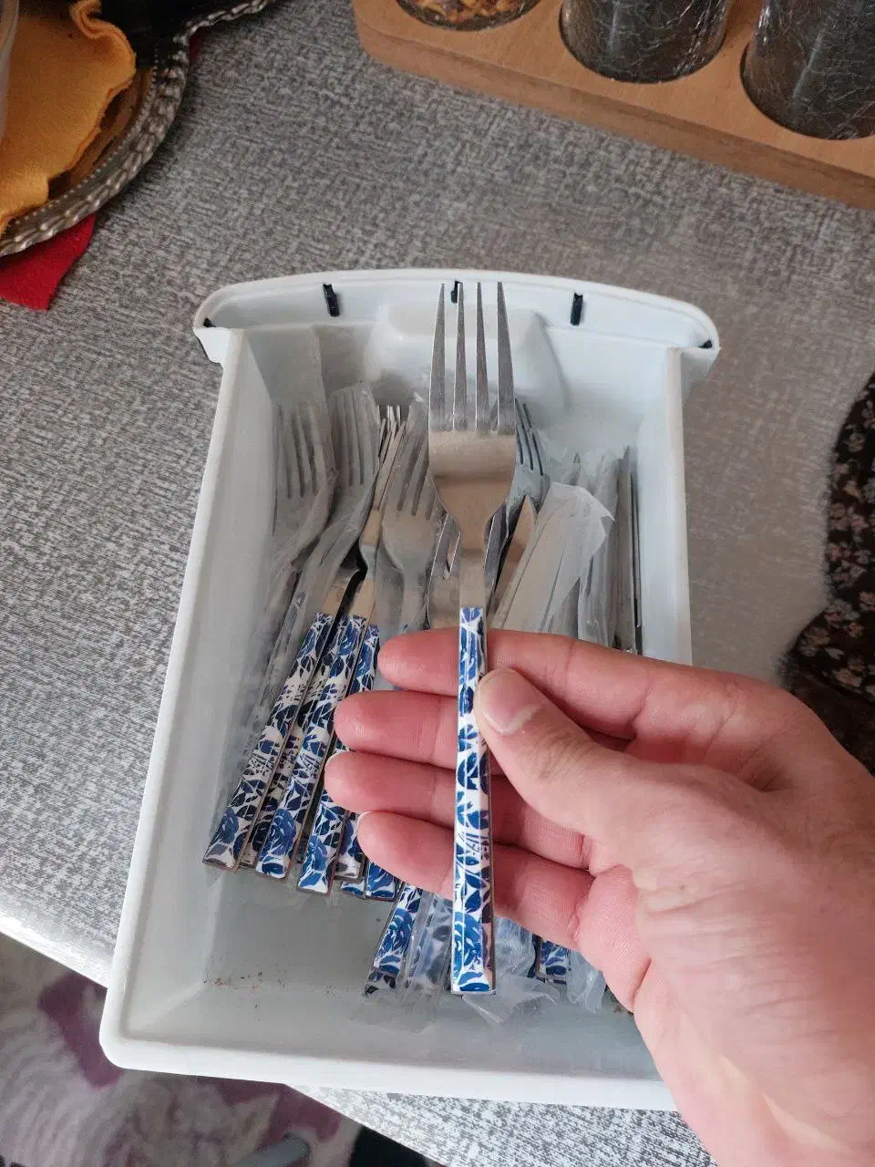 کاردوچنگال|ظروف سرو و پذیرایی|جوانرود, |دیوار