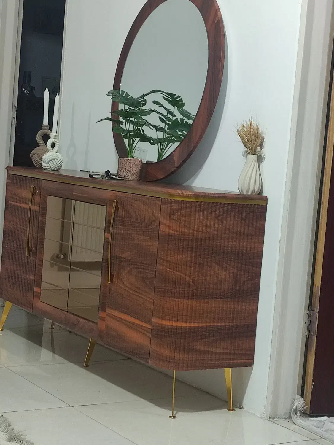 میز تلویزیون شومینه ای برقی بااینکه کنسول|بوفه، ویترین، کنسول|پاکدشت, پاکدشت (مامازند)|دیوار