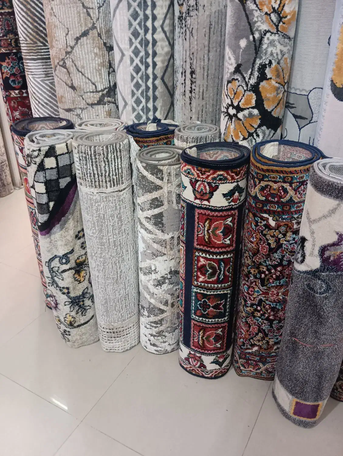 گلیم فرش گبه یک متری|گلیم، جاجیم، گبه|کرمان, |دیوار