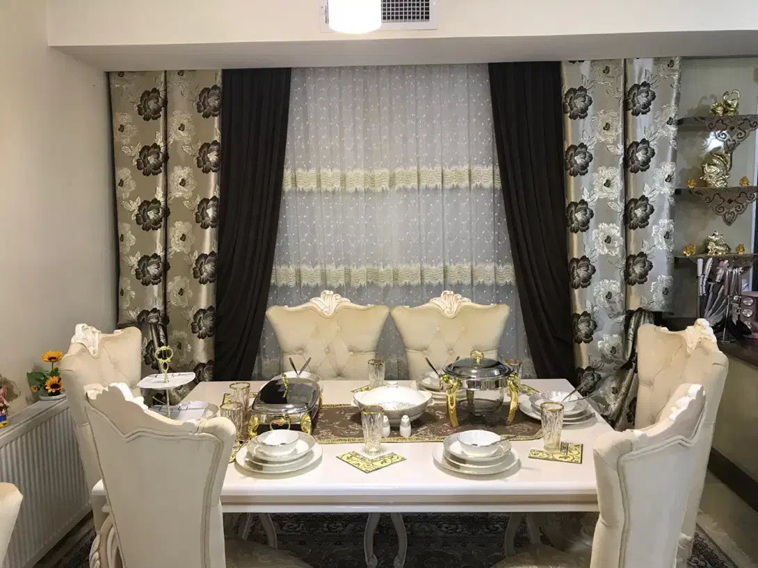 پرده پذیرایی|پرده، رانر، رومیزی|فردیس, فردیس|دیوار