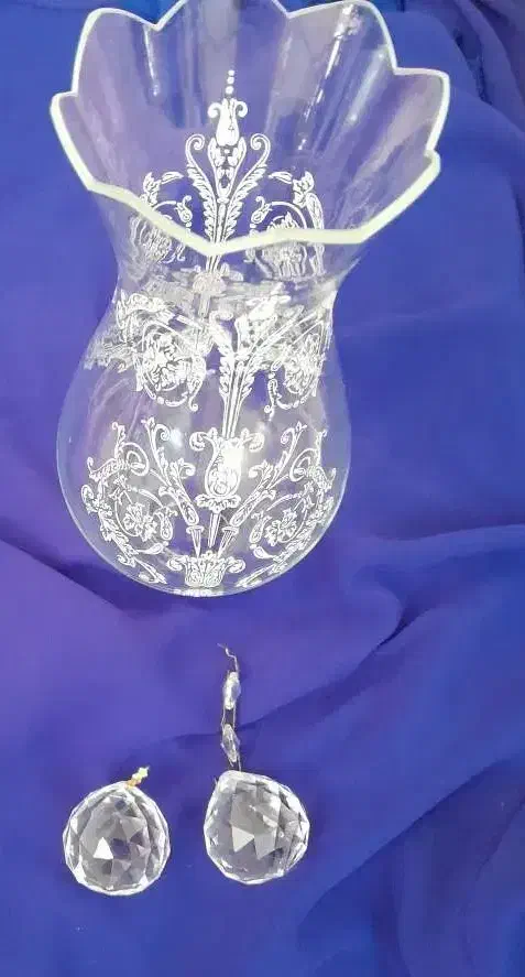 لاله لوستر گوی کریستال|لوستر و چراغ آویز|تهران, نیکنام|دیوار