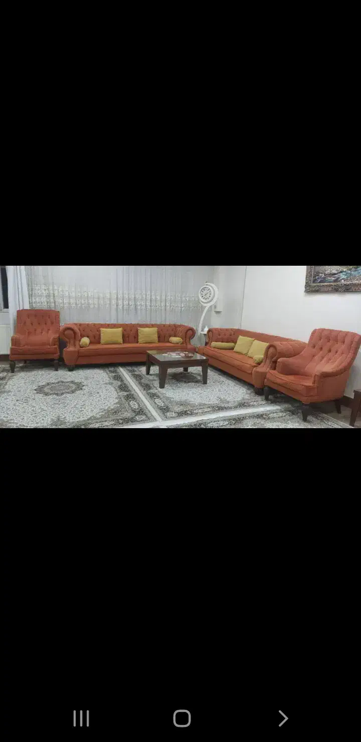 مبل چستر عالی نو به دلیل مهاجرت قیمت ۴۰ میلیون|مبلمان خانگی و میز عسلی|مریوان, |دیوار