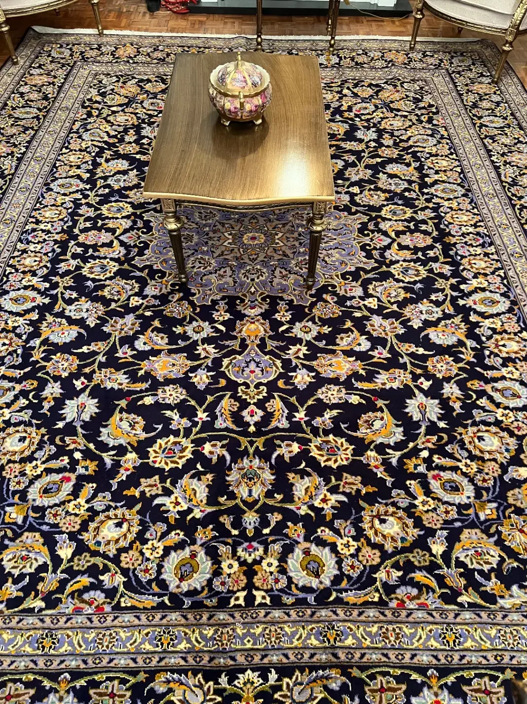 یک جفت فرش دست باف ۱۲ متری کاشان(مشابه)|فرش|تهران, پاسداران|دیوار