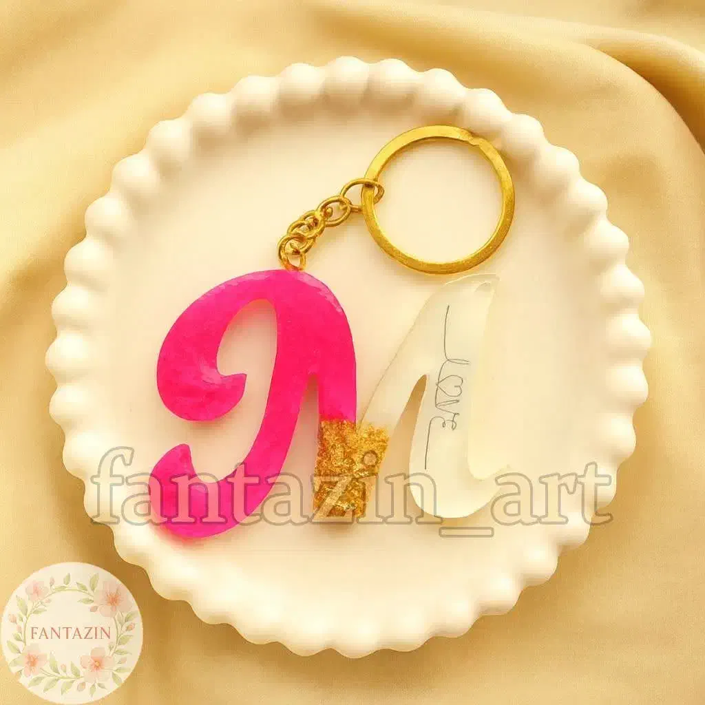 انواع سرکلیدی حروف رزینی|زیورآلات و اکسسوری|اصفهان, سودان|دیوار