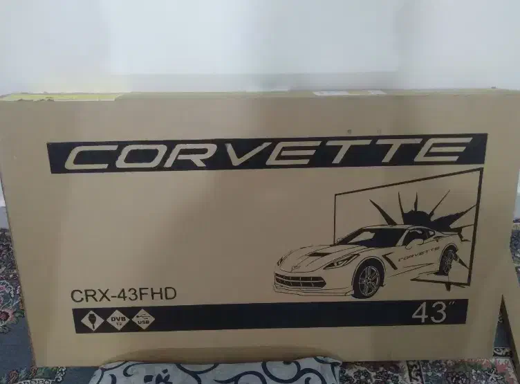 ال ای دی کوروت 43اینچ نوداخل کارتن|تلویزیون و پروژکتور|تربت‌حیدریه, آبشار|دیوار