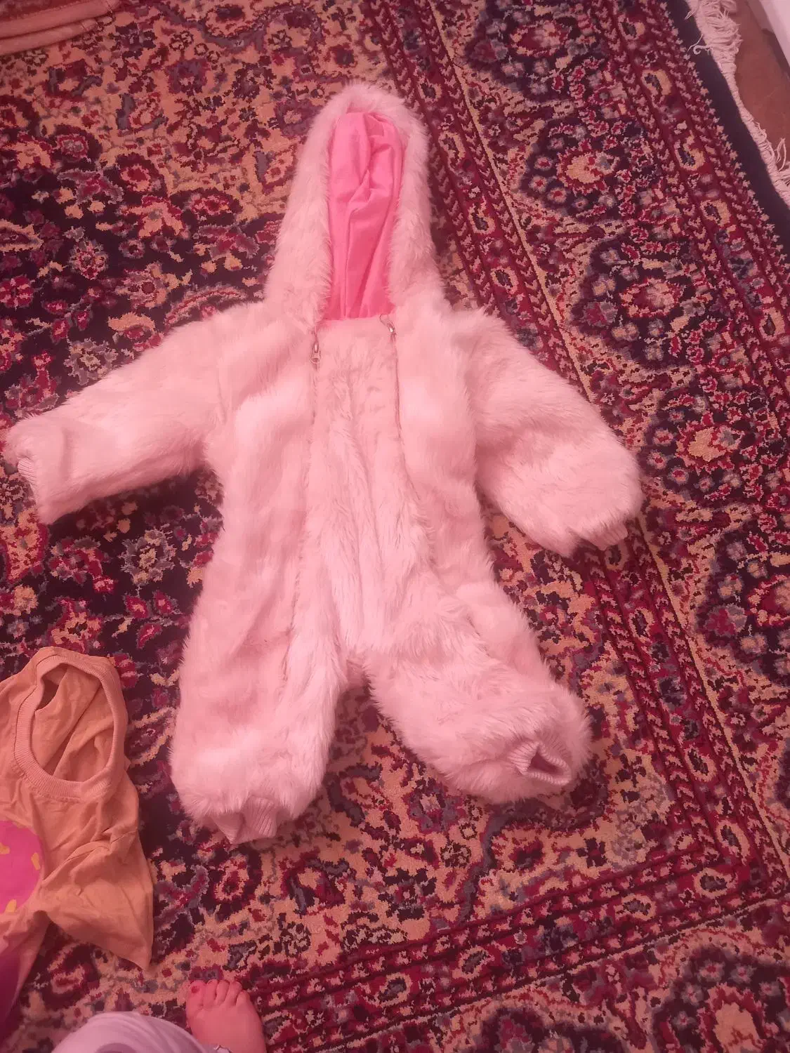 سرهمی زمستانی آستردارهمراه باپاپوش|کفش و لباس بچه|تیکمه داش, |دیوار