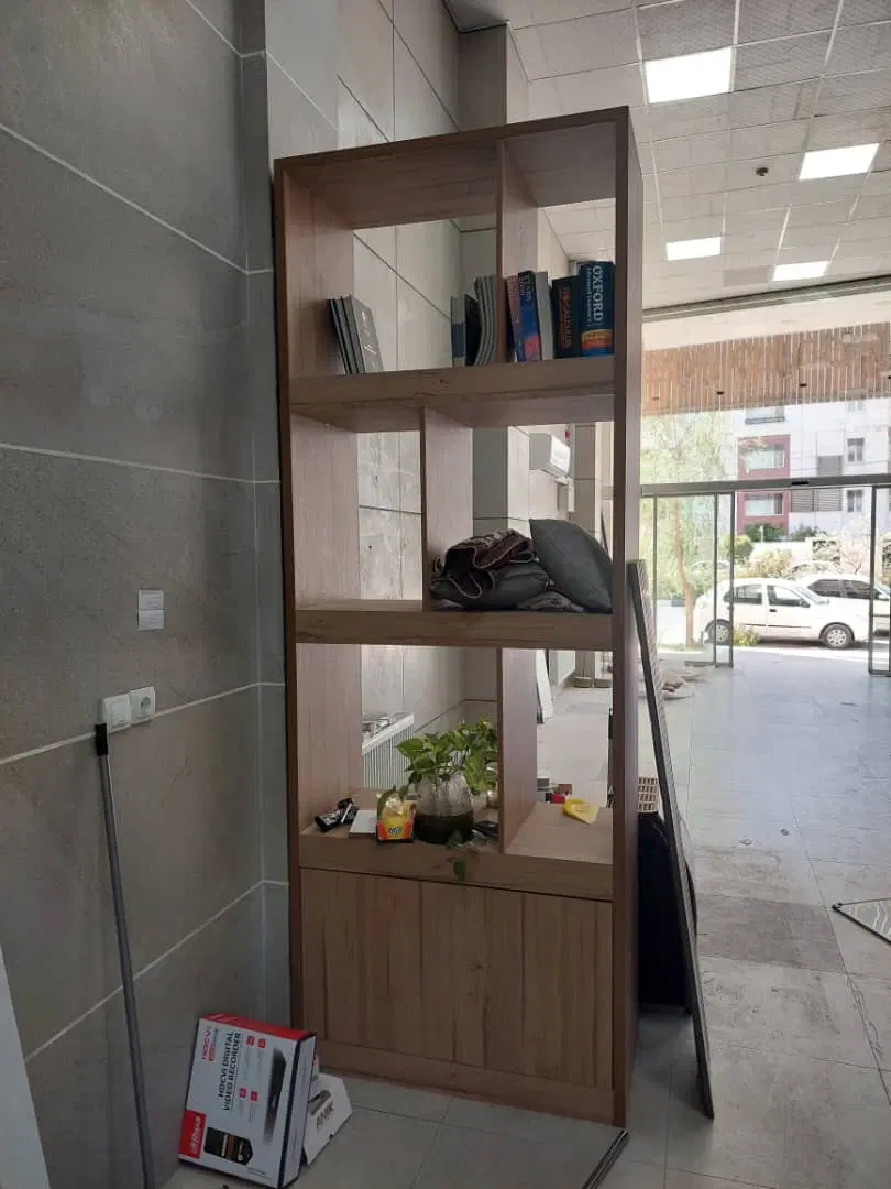بوفه کتابخانه شلف|کتابخانه، شلف، قفسههای دیواری|شیراز, شهرک بزین|دیوار