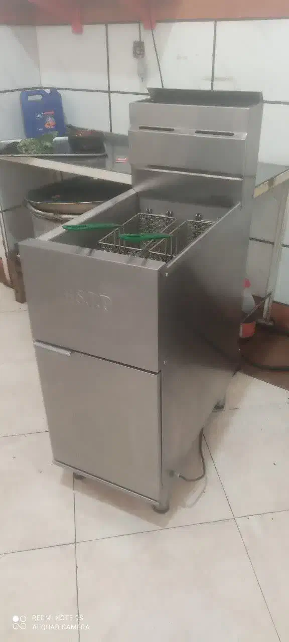 سرخ کن صنعتی شیر برقی 2 سبد|کافیشاپ و رستوران|زنجان, |دیوار