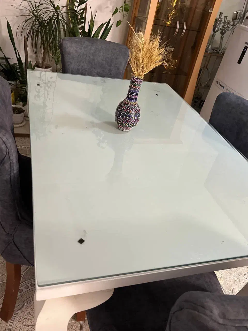 مبل و میز نهارخوری طوسی|مبلمان خانگی و میز عسلی|فومن, |دیوار