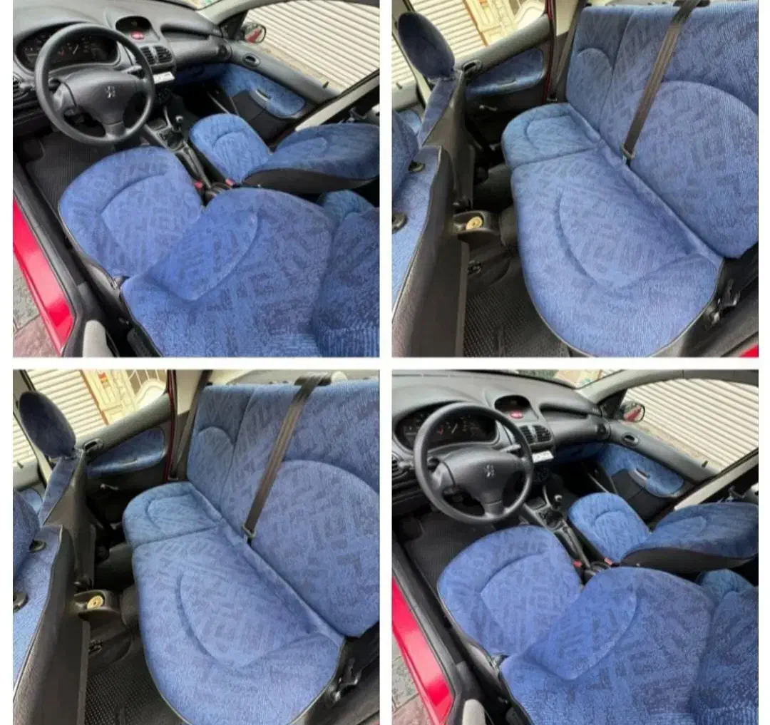 صندلی‌کامل‌ آبی فرانسه فابریک/تزئینات‌داخل206شاهین|قطعات یدکی و لوازم جانبی|تهران, والفجر (افسریه)|دیوار