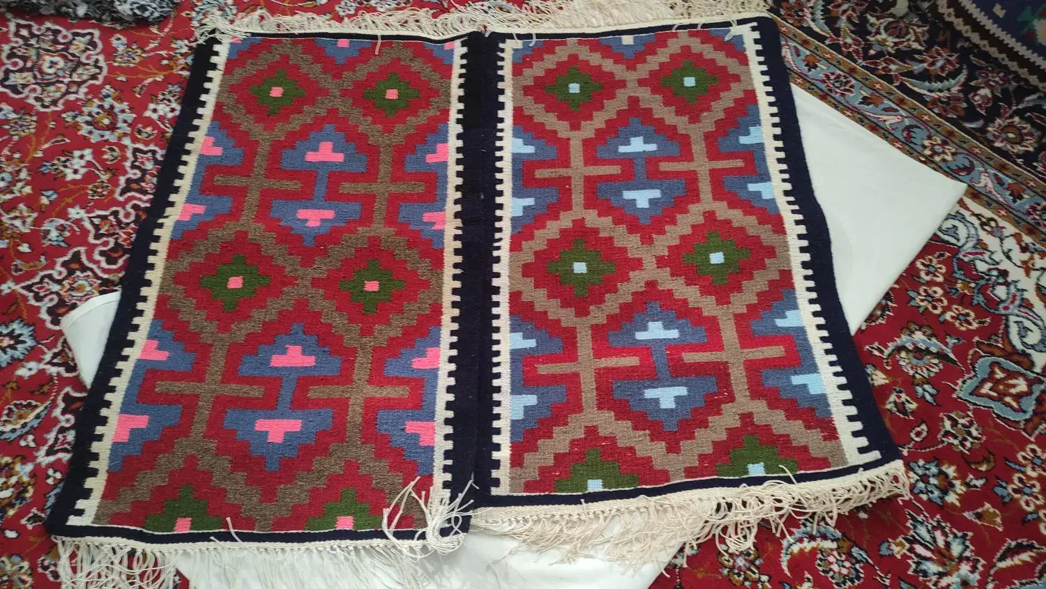 گلیمدستبافتنویکمتر|گلیم، جاجیم، گبه|محمدیه-قزوین, |دیوار