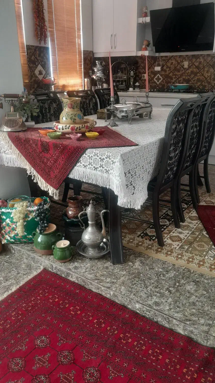 میزنهارخوری ۸نفره چوب عالی ۴میلیون وپانصد|میز و صندلی غذاخوری|تربت جام, مطهری|دیوار