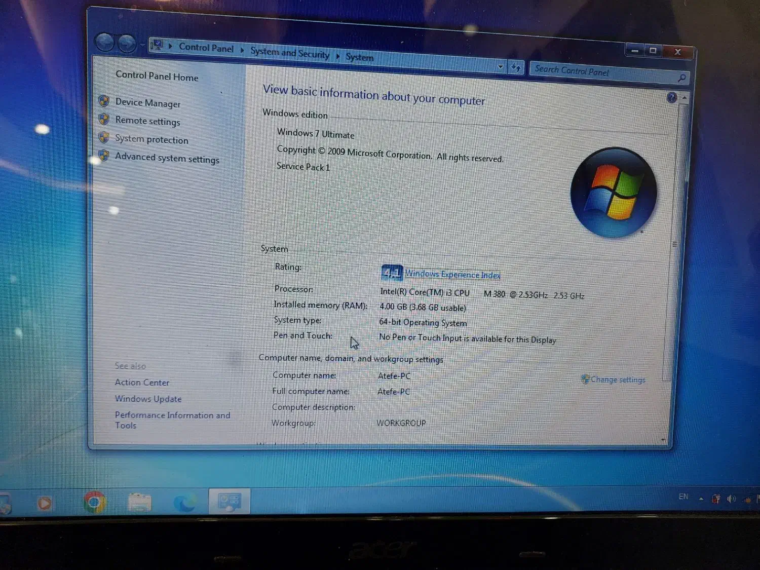 لپ تاپ ایسر|رایانه همراه|تهران, شکوفه (عبدل آباد)|دیوار